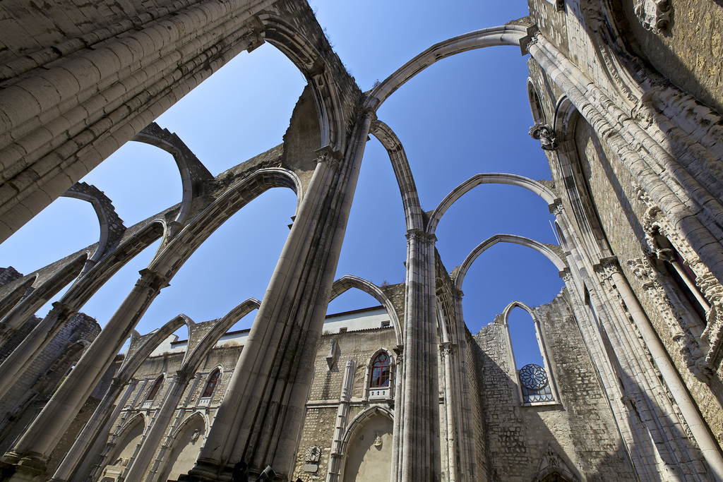 Cinema nas ruínas do Convento do Carmo