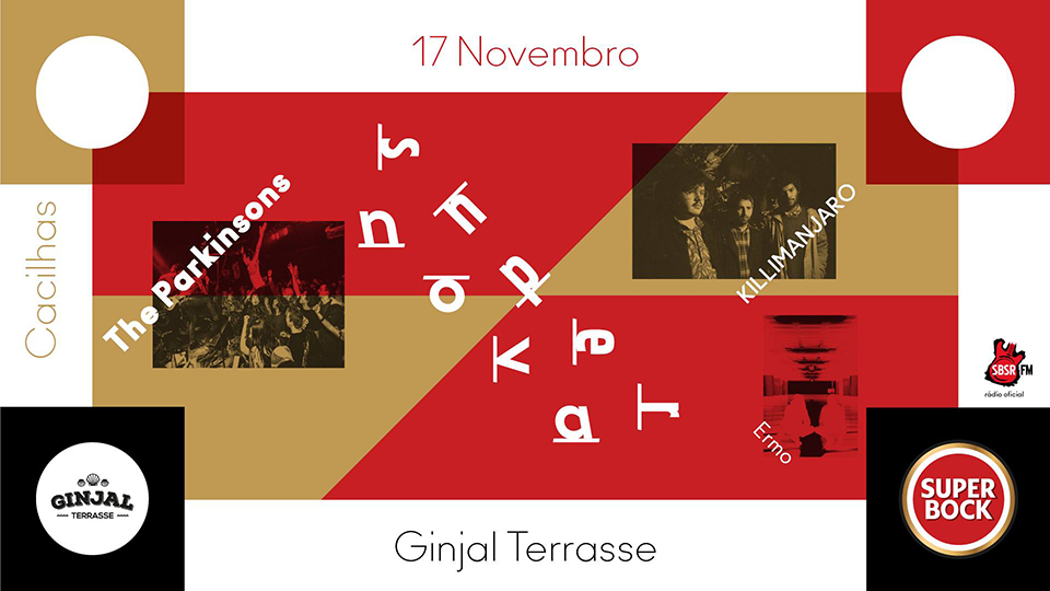 Ermo, Kilimanjaro e The Parkinsons prometem abalar Cacilhas