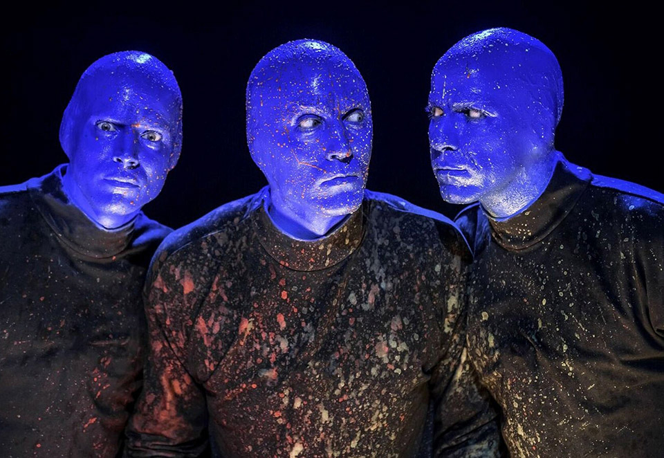 Blue Man Group chegam a Portugal em 2020