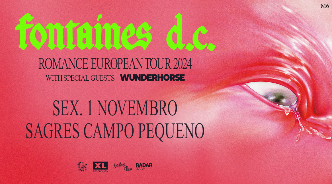 Fontaines D.C. no Sagres Campo Pequeno em Novembro