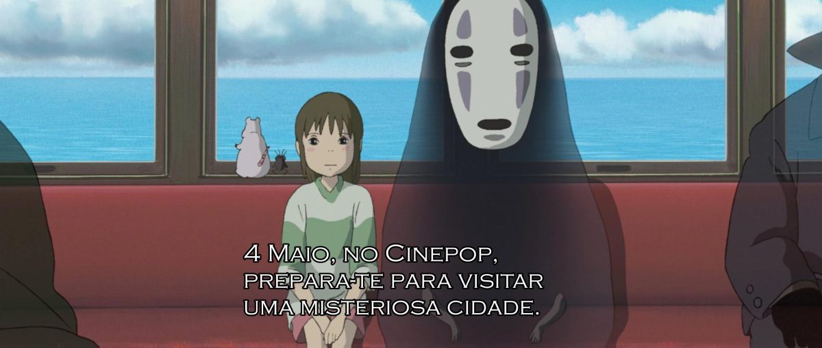 “A Viagem de Chihiro” no Cinepop sem IA