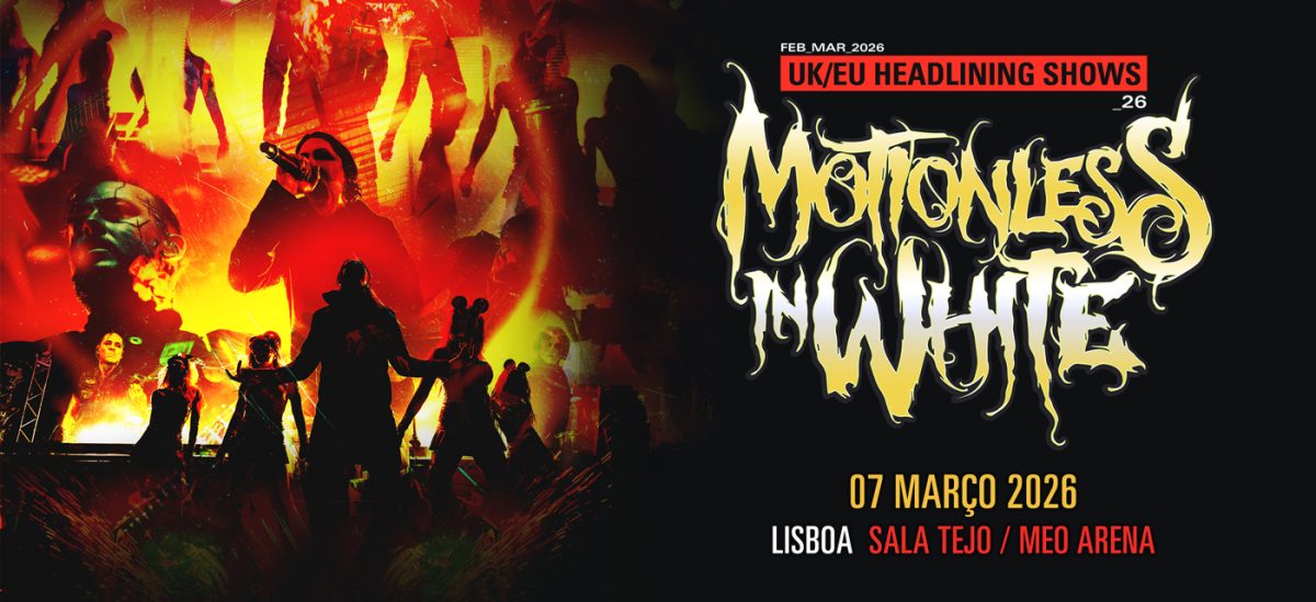 Motionless In White estreiam-se em Portugal em março de 2026