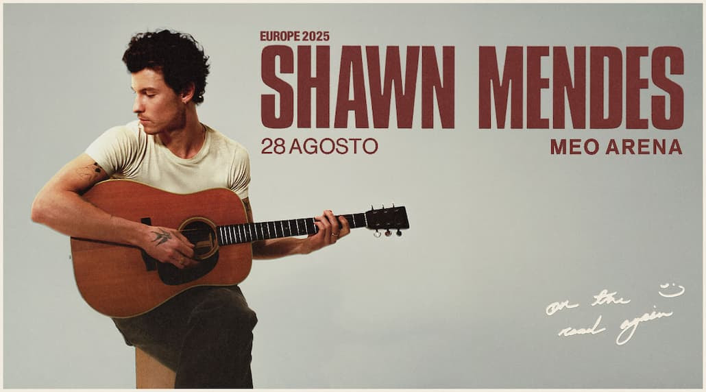 Shawn Mendes atua na MEO Arena em Agosto