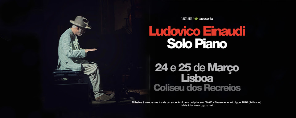 Ludovico Einaudi apresenta “Solo Piano” em Portugal