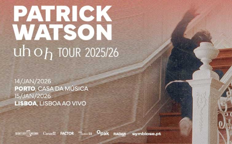 Patrick Watson de volta a Portugal no início de 2026