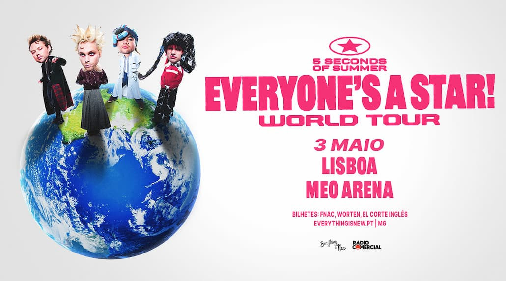 5 Seconds of Summer regressam a Portugal em 2026