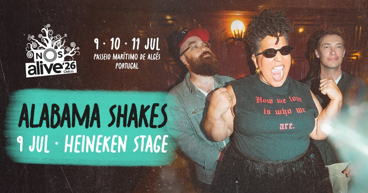 Alabama Shakes confirmados no NOS Alive’26