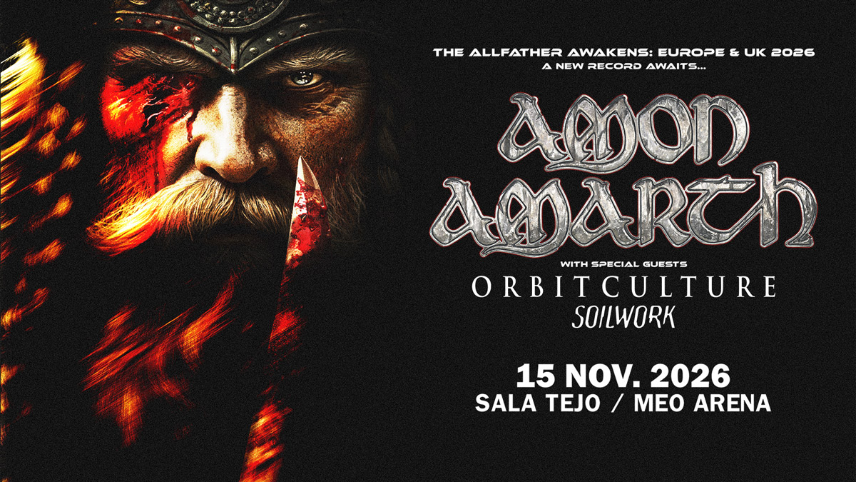 Amon Amarth estão de regresso a Portugal em 2026