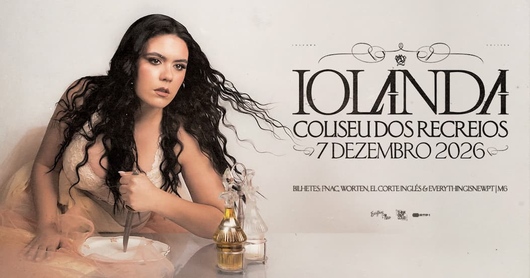 IOLANDA estreia-se no Coliseu dos Recreios em 2026