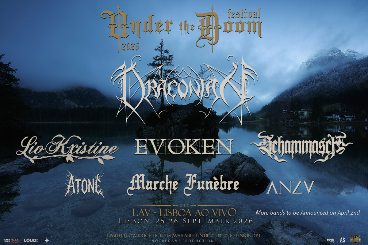 Primeira vaga de confirmações para o UNDER THE DOOM