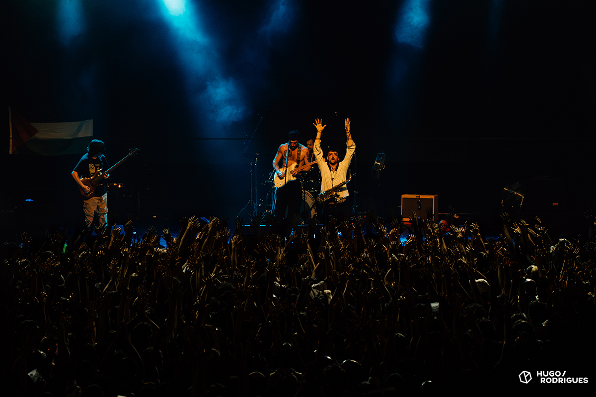 Maruja no palco do LAV - Lisboa ao Vivo