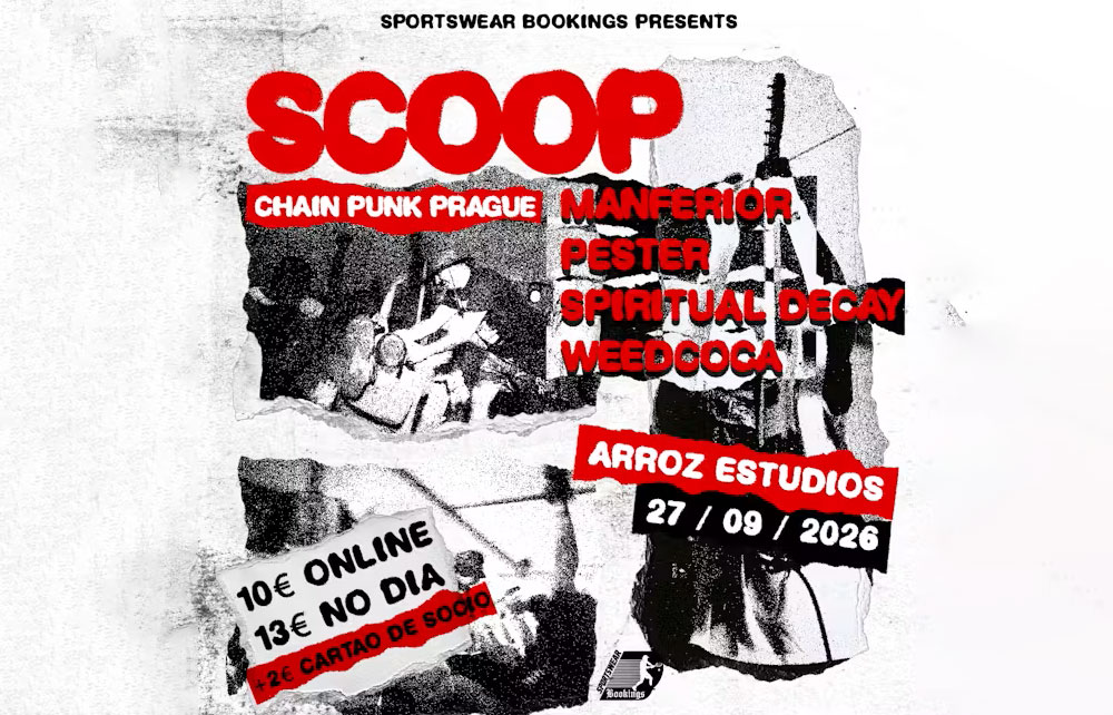 SCOOP trazem o hardcore punk de Praga a Lisboa