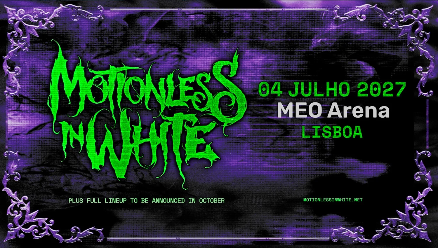 Motionless In White regressam a Portugal em 2027 com “Decades”