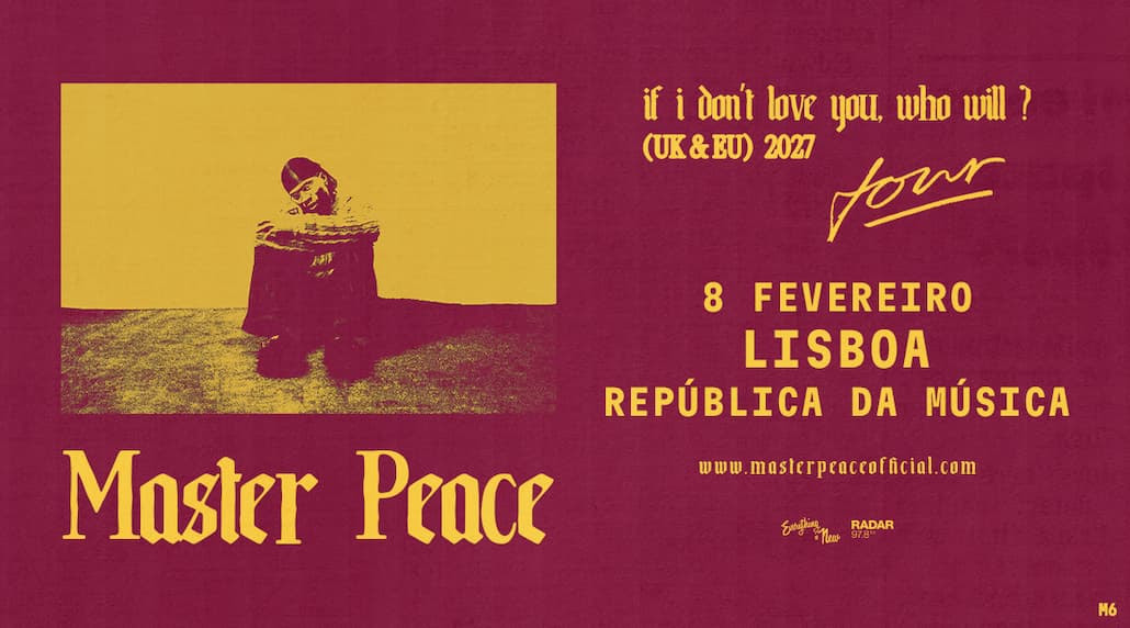 Master Peace estreia-se a solo em Lisboa em fevereiro de 2027