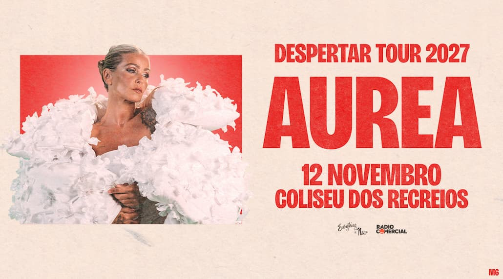 Aurea atua no Coliseu dos Recreios em novembro de 2027