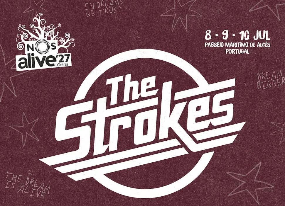 The Strokes confirmados no primeiro dia do NOS Alive’27