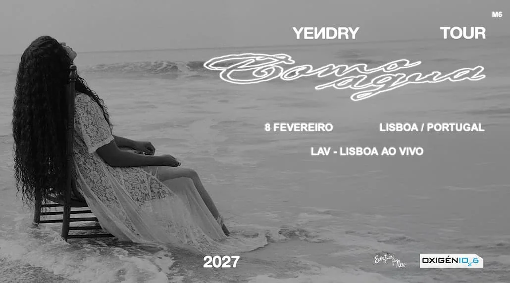 YEИDRY apresenta “Como agua” no LAV – Lisboa Ao Vivo